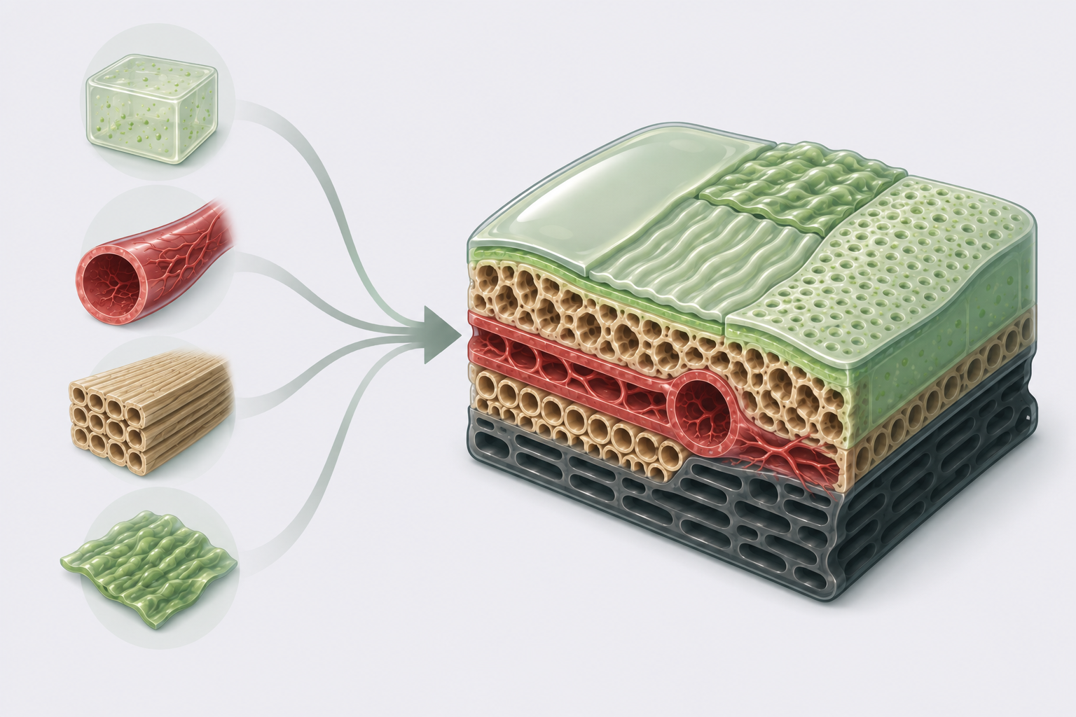 Manufacture bioinspired systems